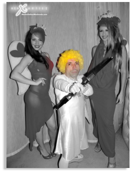 midget stripper, handcuff