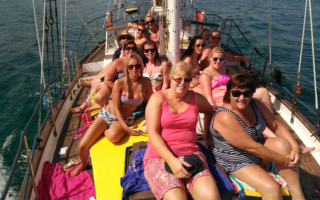 Hen party boat cruise Marbella, Malaga