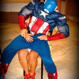 Superhero stripper Malaga