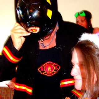 Fireman striptease outfit